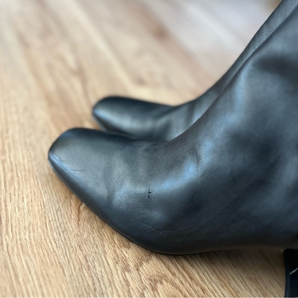 Marc Fisher Ankle Leather Black Booties US 8.5 - Picture 12 of 16